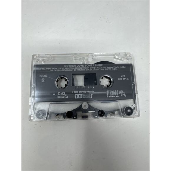 MOTHER LOVE BONE SHINE Cassette Tape 1989 Rock Metal Alternative Grunge EP Rare - Picture 4 of 5